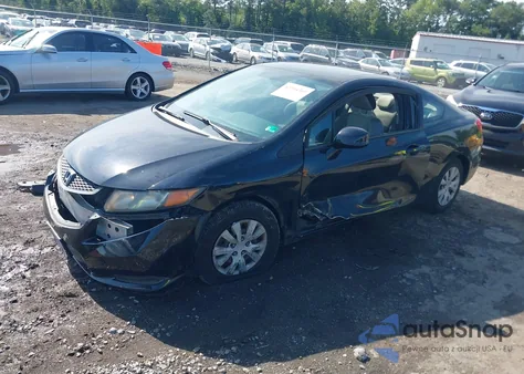 2012 Honda Civic Lx from USA, damaged, VIN 2HGFG3B59CH553442